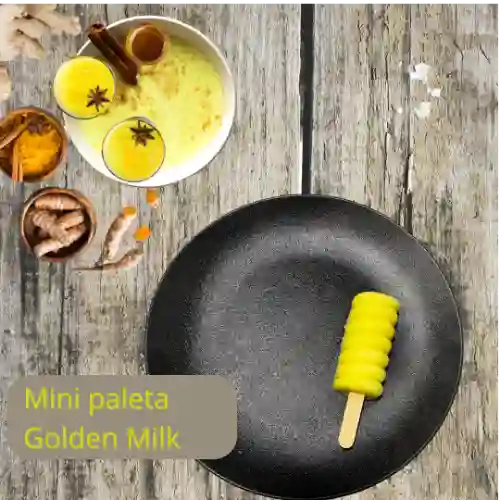 Mini Paleta Vegana Golden Milk