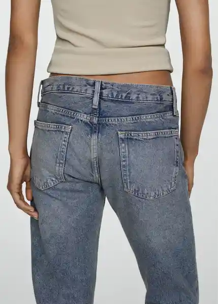 Jean Tokio Dirty Talla 32 Mujer Mango