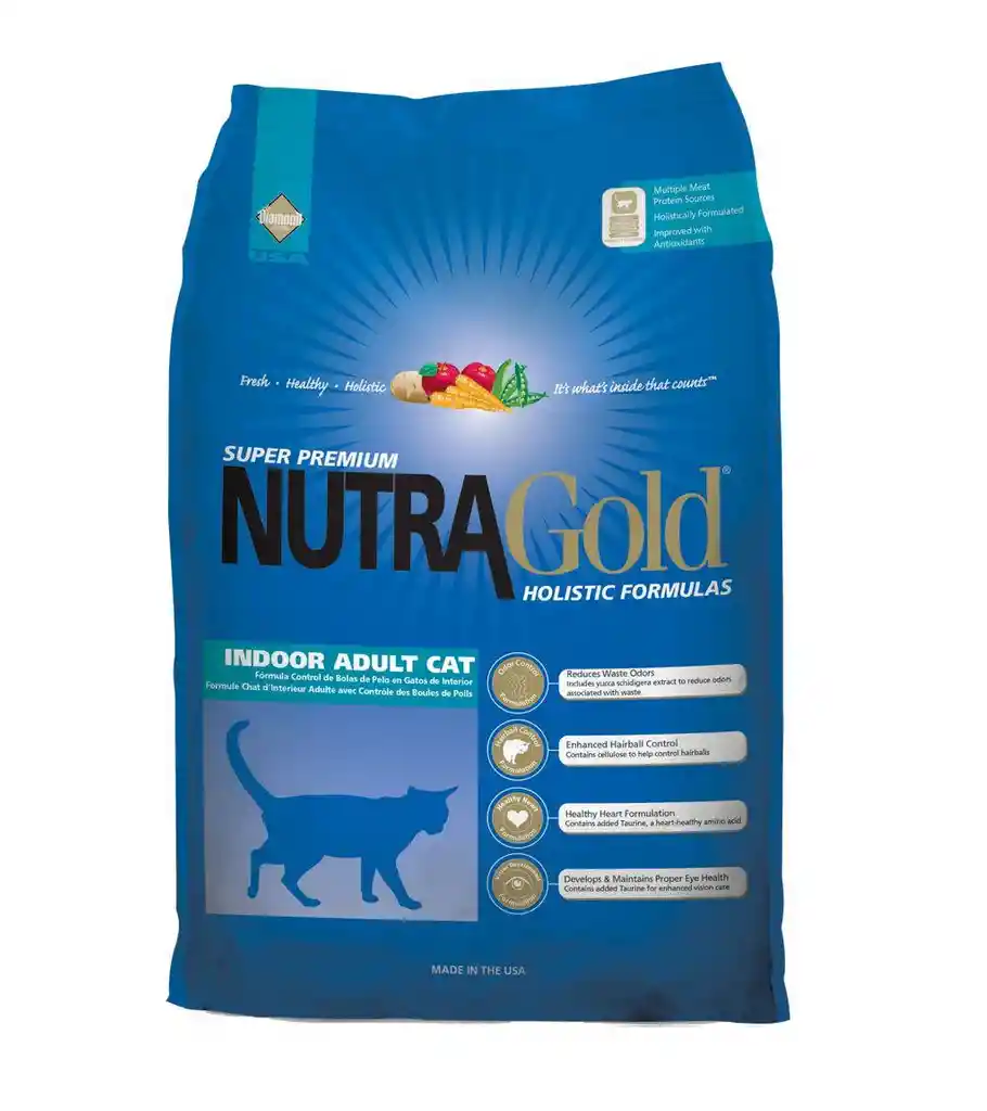 Alimento Para Gato NutraGold Indoor 1 Kg