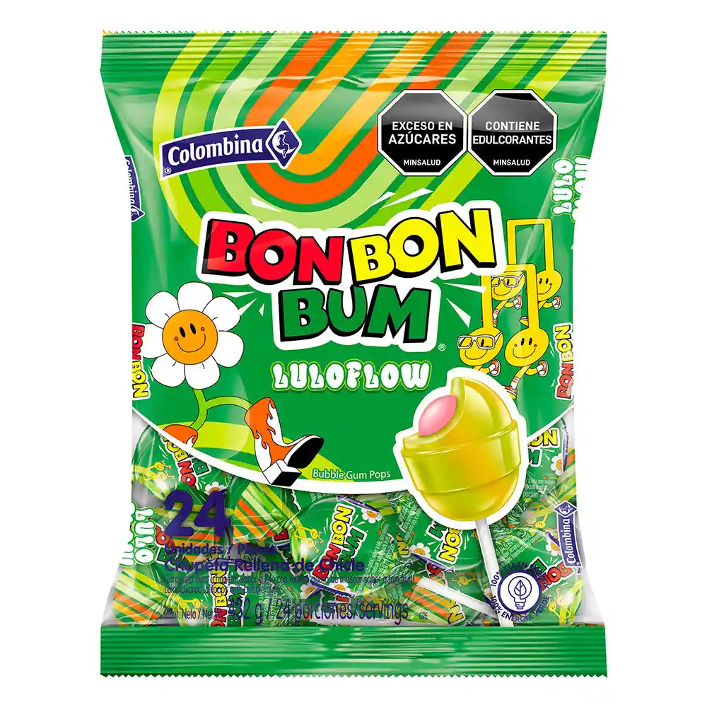 Colombina Bon Bon Bum Chupeta Lulo