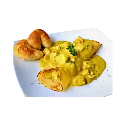 Crepe de Pollo Al Curry