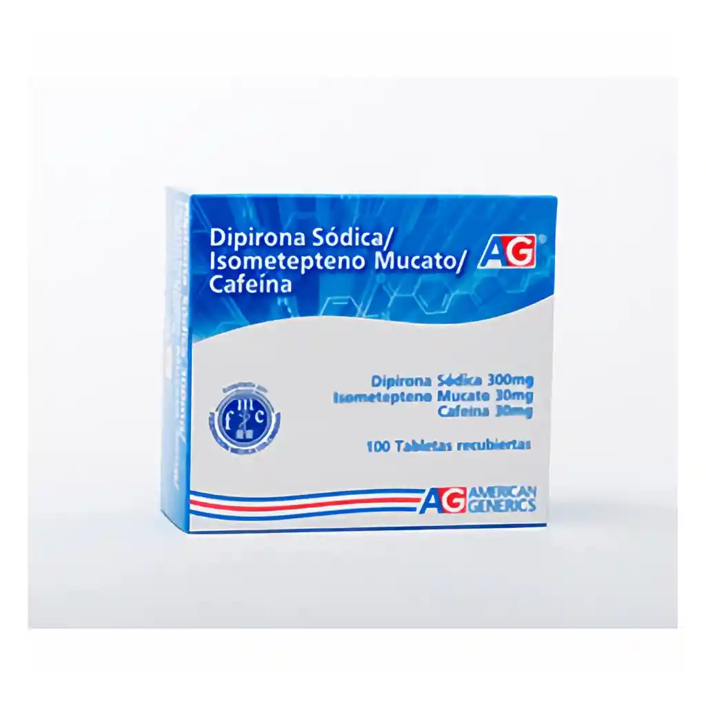 American Generics Antiespasmódico en Tabletas Recubiertas