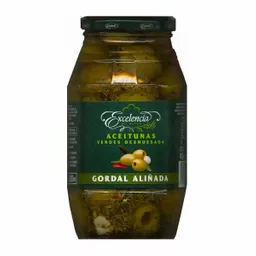 Excelencia Aceitunas Verdes Deshuesadas Gordal Aliñada