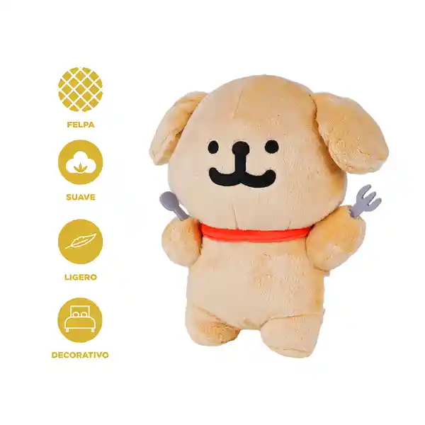 Peluche Entusiasta de la Comida Golden Retriever Maltese Miniso