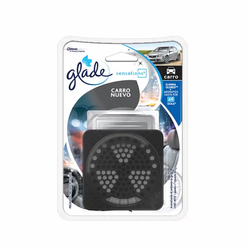 Glade Ambientador Sensations Auto Carro