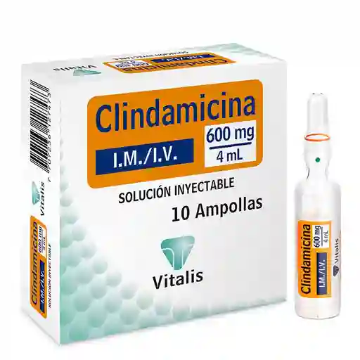 Vitalis Clindamicina Solución Inyectable (600 mg)