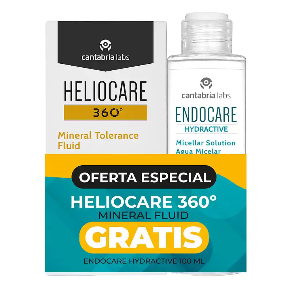 Heliocare Heliocare Mineral Tolerance + Endocare Agua Micelar