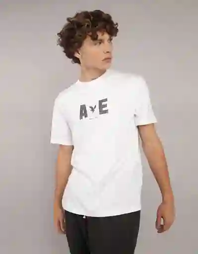 Camiseta Hombre Blanco Talla LARGE 4291100 American Eagle
