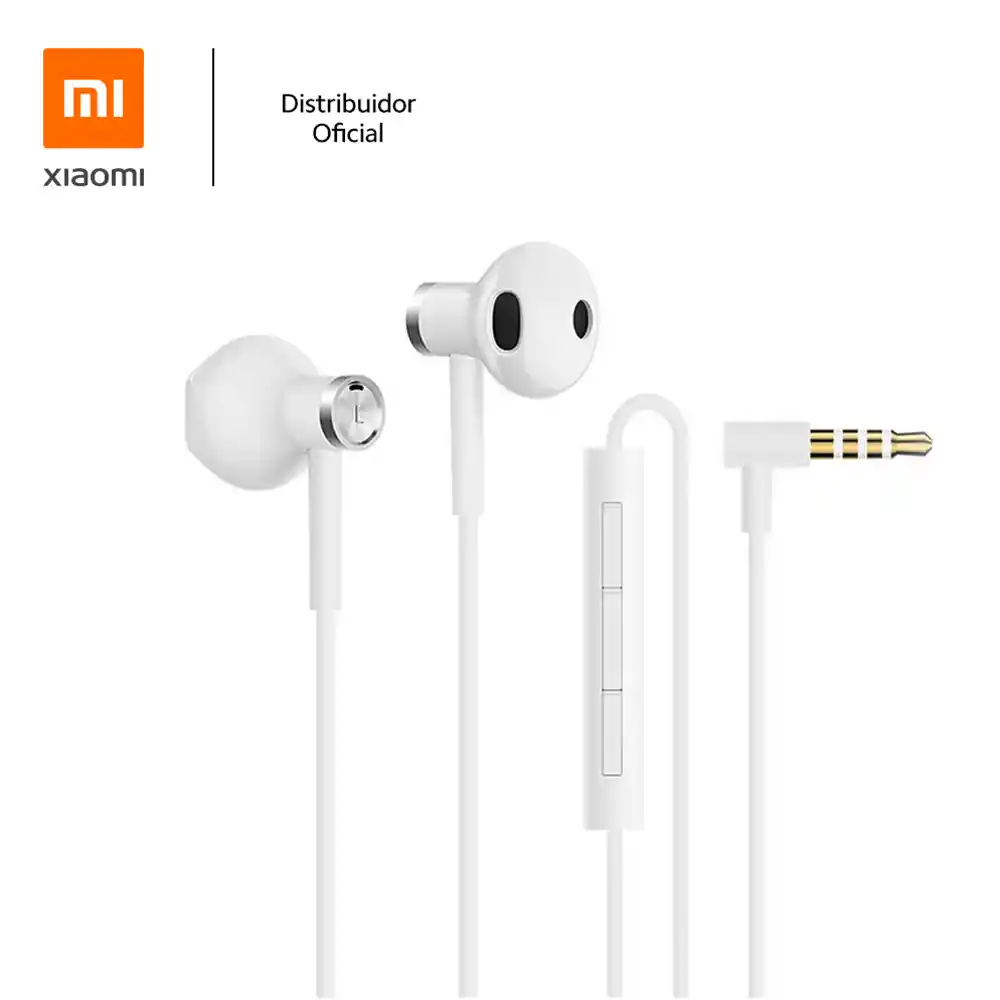 Audífonos Manos Libres Xiaomi Mi Dual Driver Negro Tipo C