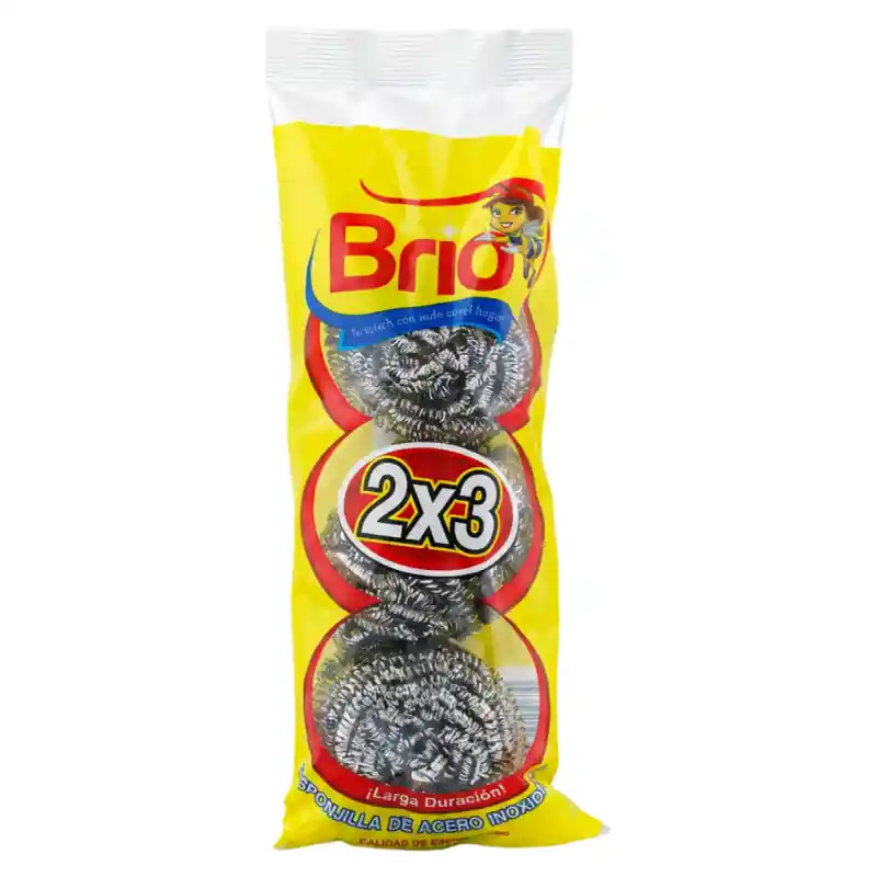 Brio Esponja de Acero Inoxidable