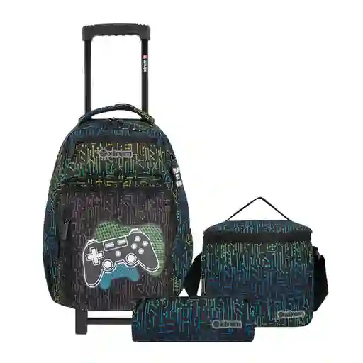 Xtrem Kit Maleta Trolley Run 5Xt Gamer Negro