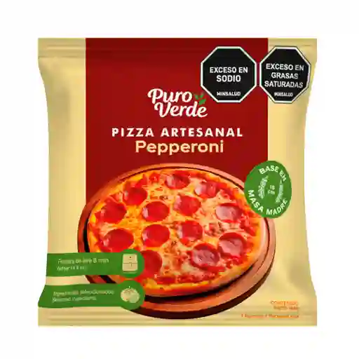 Pizza Artes Pepperoni Puro Verde *145gr