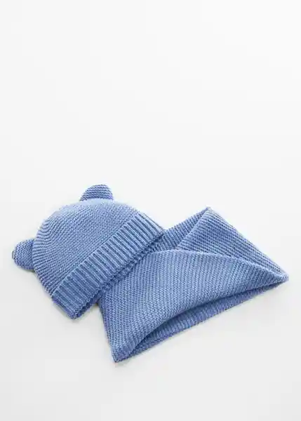 Gorro Quebecnb Azul Talla 49 Niños Mango