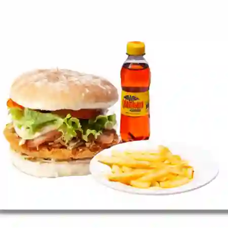 Combo Hamburguesa de Pollo + Gaseosa 250