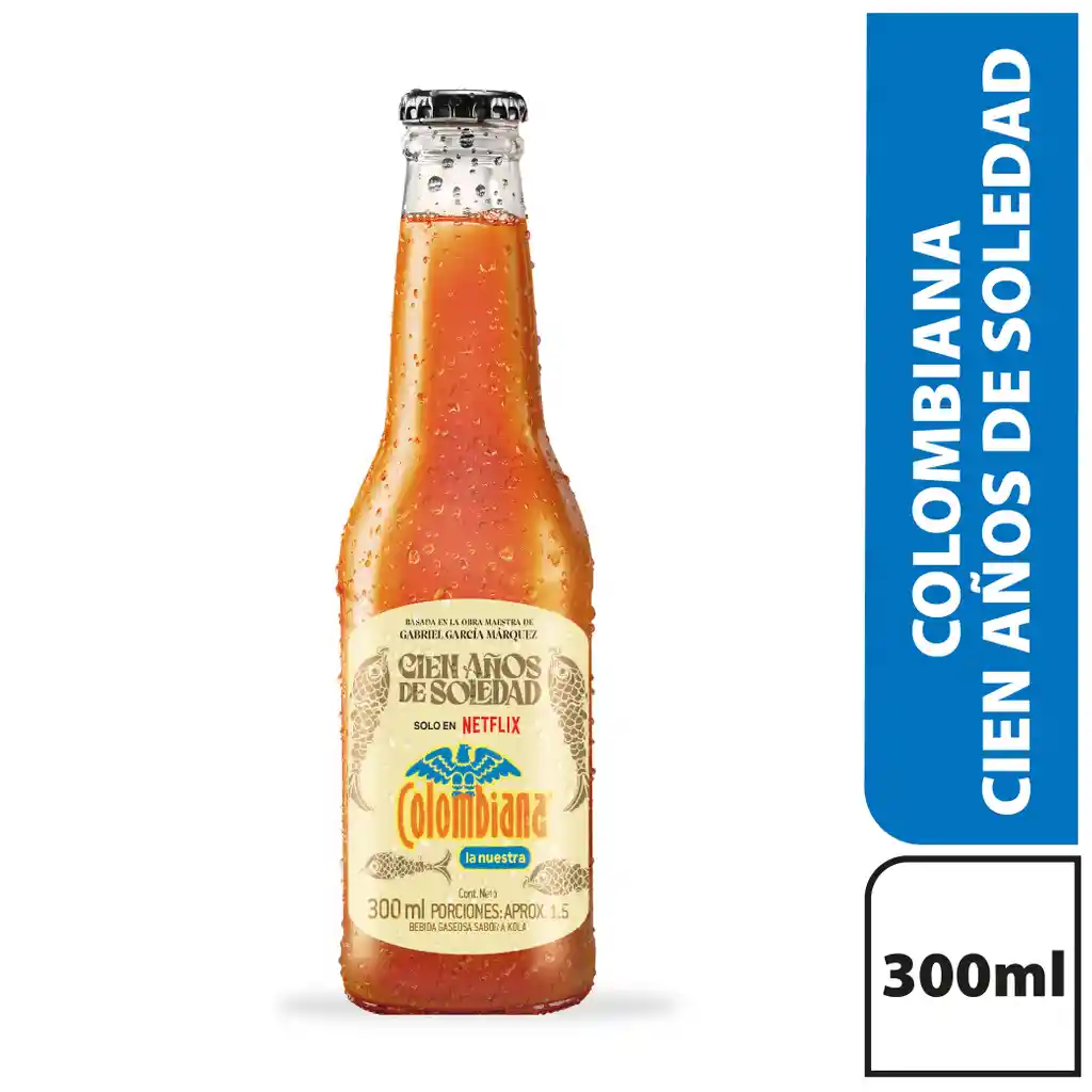 Gaseosa Colombiana 100 años de soledad 300 ml