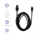 Cable de Datos Tipo C Negro 2 m Miniso