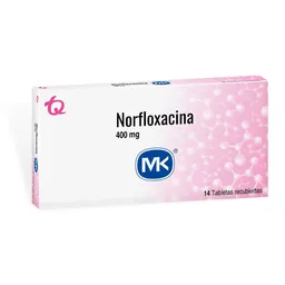Norfloxacina Mk (400 Mg)