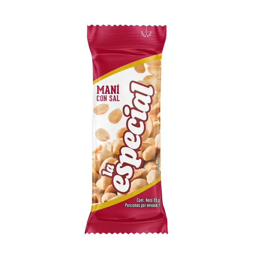 Mani La Especial Pasabocas Mani Con Sal (35 Gr)