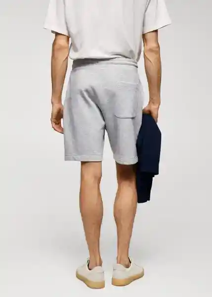 Short Funchal Gris Claro Vigoré Talla S Hombre Mango