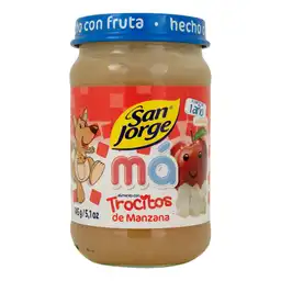 San Jorge Alimento Infantil Má con Trocitos de Manzana