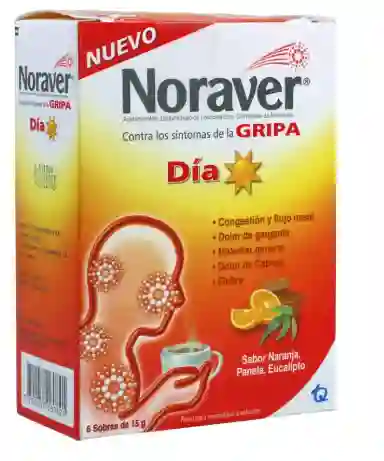 Noraver Gripa Sobre (500 mg / 2.5 mg / 20 mg)