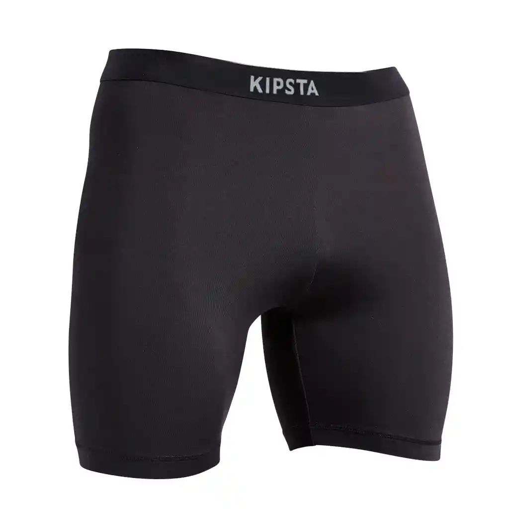 Pantaloneta Interior Térmica de Fútbol Para Adulto Kipsta Keepcomfort Negro