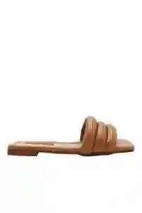 Sandalias Plana Mónaco Beige Talla 39 Mercedes Campuzano