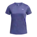 Under Armour Camiseta Tech Ssc-Twist Morado Para Mujer Talla XS