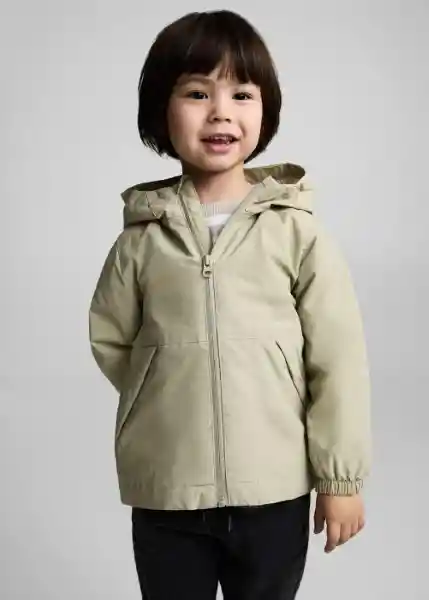 Abrigo Iggi Verde Talla 66 Niños Mango