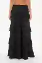 Falda Larga Julie Negro Talla 01 S