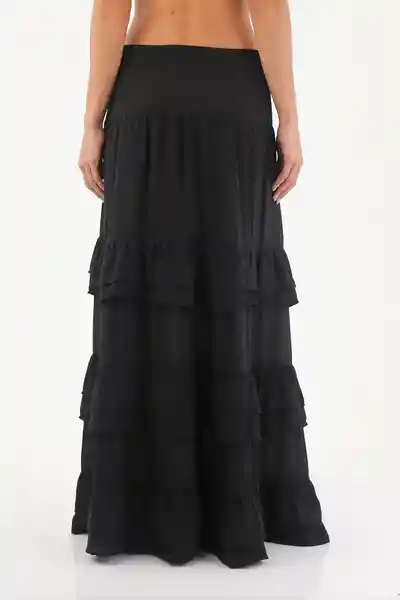 Falda Larga Julie Negro Talla 01 S