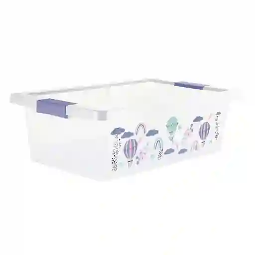 Caja Organizadora Broches Violeta de 16 L ESTRA 4-1047167