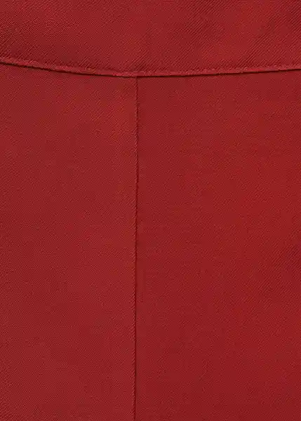 Pantalón Lidof Rojo Talla L Mujer Mango