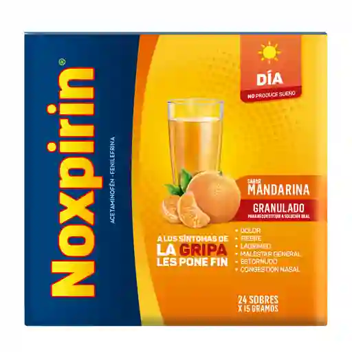 Noxpirin Forte Jugo Día Sabor Mandarina