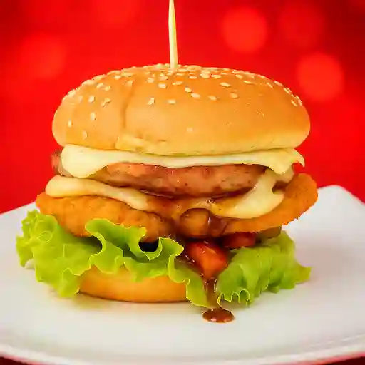 Combo hamburguesa mella