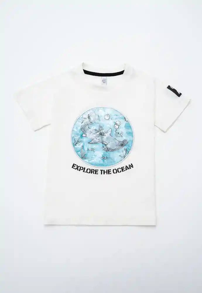 Camiseta Manga Corta 5t-ivory