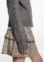 Jersey Laceup Gris Talla 18 Teen Niñas Mango