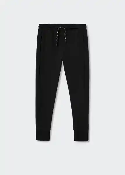 Pantalón Zipp Negro Talla 13 Niños Mango