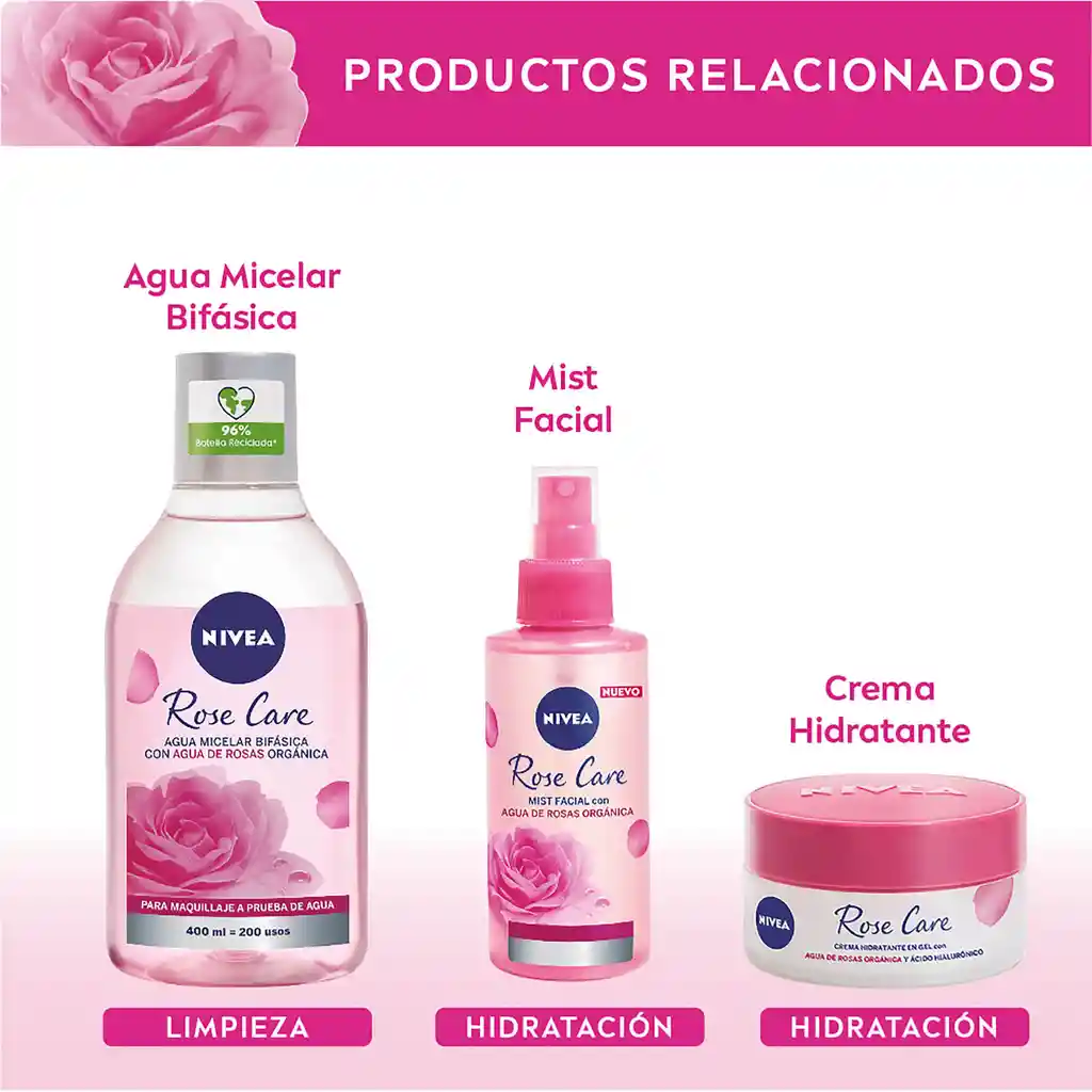 Nivea Leche Limpiadora y Tónico con Agua de Rosas