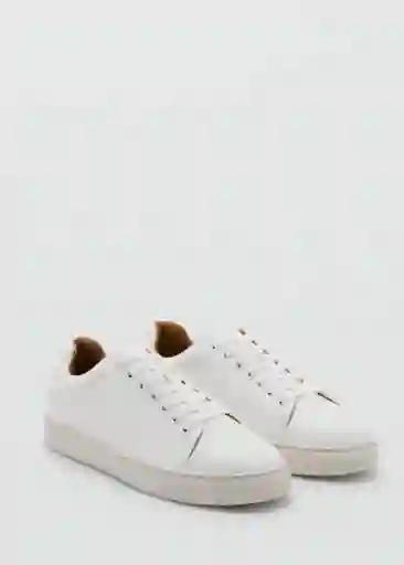 Zapatos Deportiva Metro Blanco Talla 43 Hombre Mango