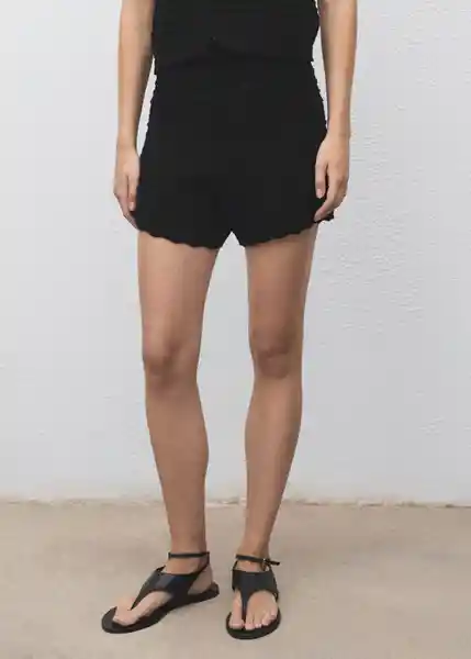 Short Situ Negro Talla M Mujer Mango