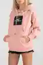 ONeill Buzo Hoodie Cube Femenino Rosado Talla L