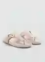 Sandalias Lina Blanco Talla 38 Mujer Mango