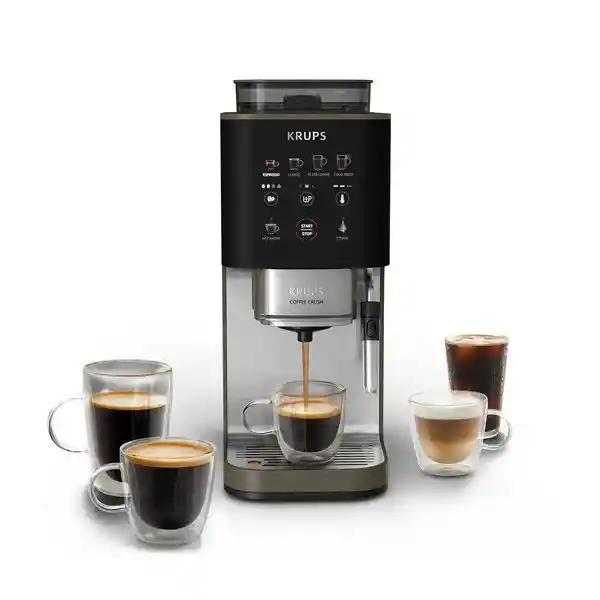 Krups Coffee Crush Experience Cafetera Automática con Espumador