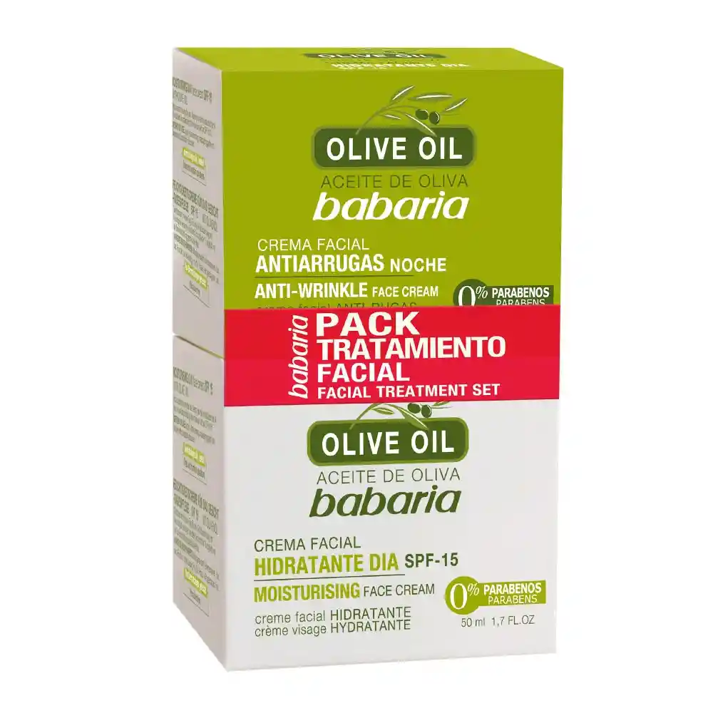 Babaria Kit de Tratamiento Facial de Día + Noche