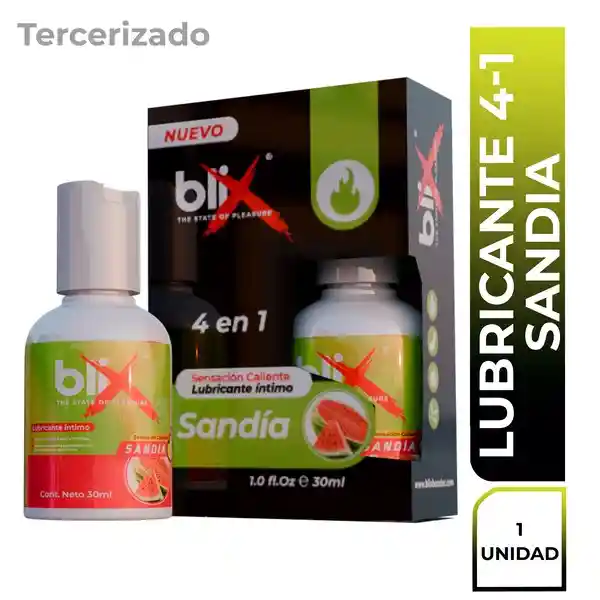 Blix Lubricante Sensación Caliente Sandía