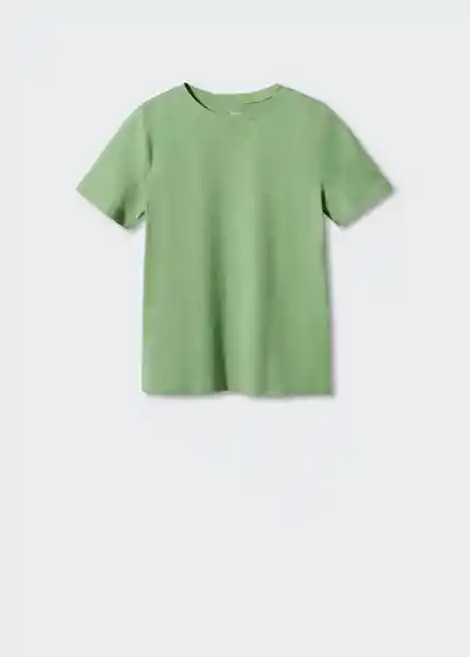 Camiseta Chalaca Verde Talla S Mujer Mango