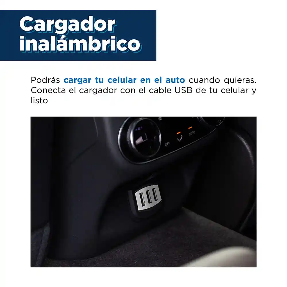 Cargador de Coche de 3 Puertos Usb Negro Modelo Sc320 Miniso