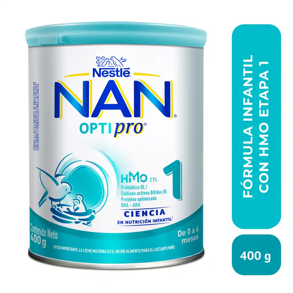 Fórmula infantil NAN OPTIPRO Etapa 1 x 400g