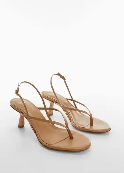 Sandalias Eddi Nude Talla 37 Mujer Mango